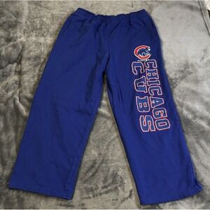 Chicago Cubs Pants Boys Large MLB Baseball Fleece Sweats Youth Team‎ Athletics